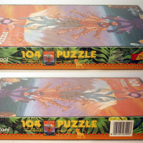 Lion King puzzle 104 pieces Clementoni Italy new, vintage 90's