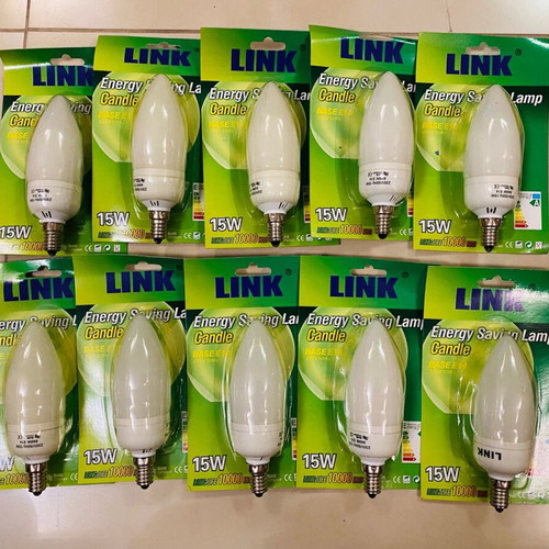 Candle light bulbs 15 watt pack of 10, new