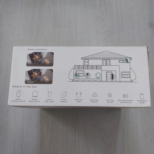 WUUK Wireless Cam Pro Kit 2K new, no monthly fees, 8 months battery