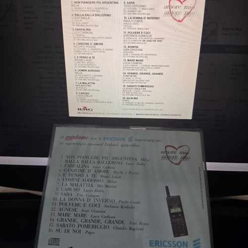 Amore Mio CD like new, Italian romantic songs
