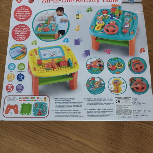 Playgo double-sided activity table for toddlers