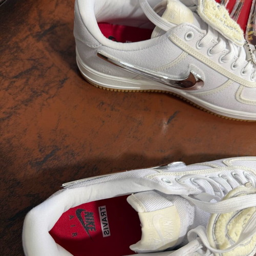 Nike Travis Scott x Air Force 1 Travis Scott παπούτσια μέγεθος 44 άσπρα σαν καινούργιο
