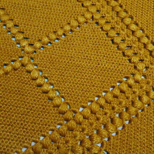 Knitted handmade blanket like new for double bed with pillow