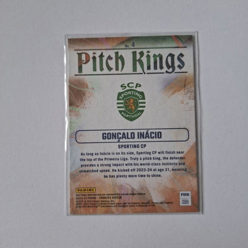 Panini Donruss 2023-24 Goncalo Inacio Pitch Kings Red Parallel new