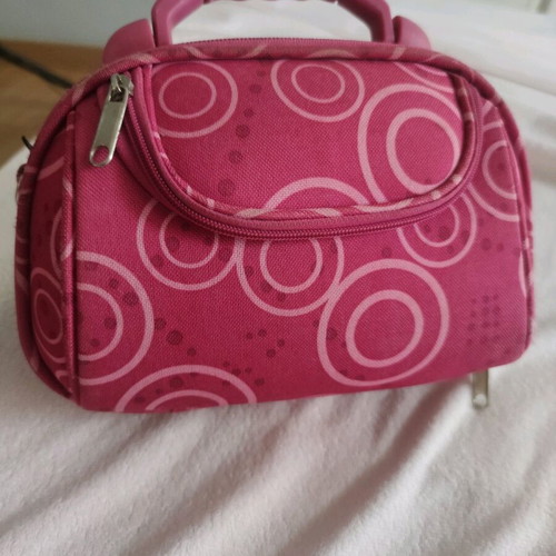 Aesthetic bag like new, fuchsia with inner pockets