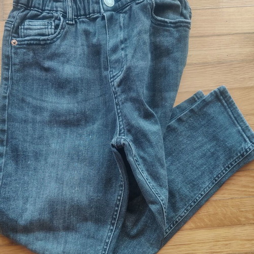 Zara jeans for boy 9 years like new, size 134 cm, black and grey