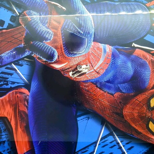 Spider Man pencil case with 18 colored Disney/Marvel pencils new