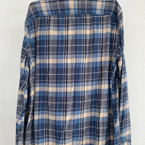 Winter shirt Jack and Jones 100% cotton like new, XL beige and blue