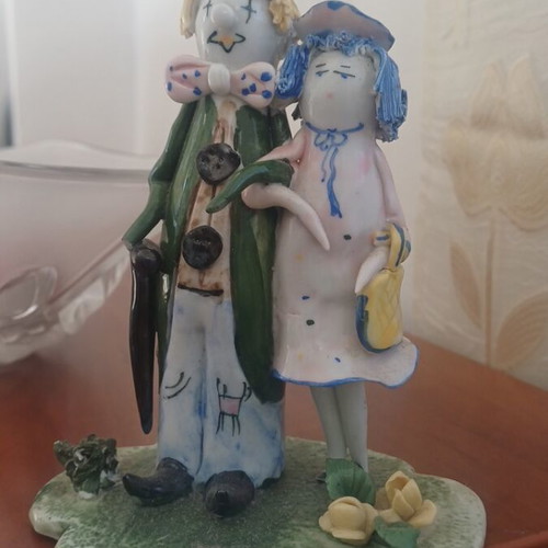 Vintage porcelain decoration like new