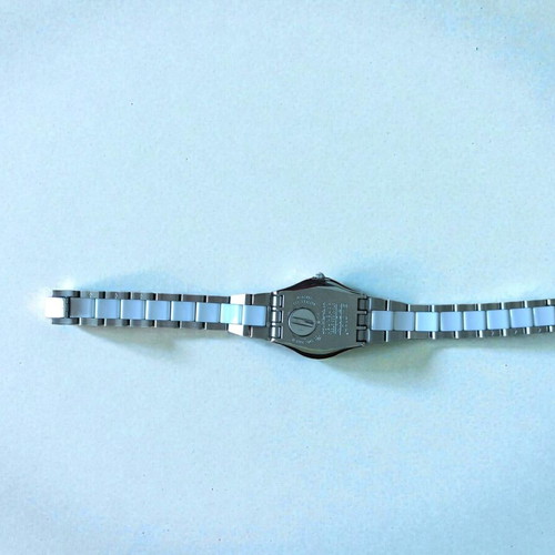 Swatch Irony women's watch steel bracelet white SR626sw like new