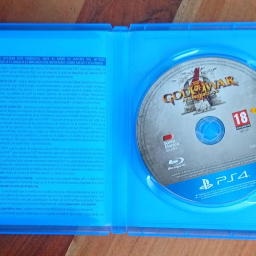 God of War 3 Remasterizado PS4 used, Sony 2015