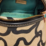 Tous leather crossbody bag like new, black and white