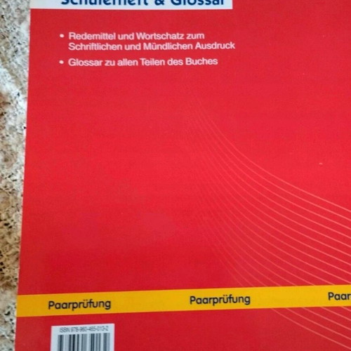 German vocabulary book in like new condition