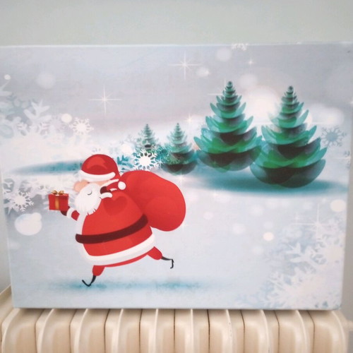 Christmas box new made of pressed paper