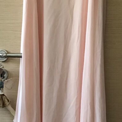Pink maxi muslin dress like new with straps