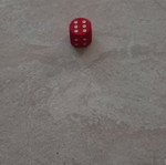 Wooden dice like new
