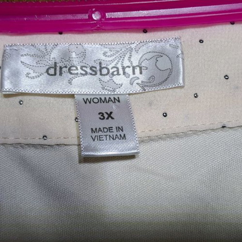 Women's blouse beige 3XL used with elastic hem