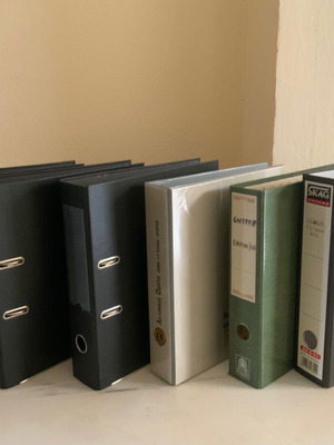 Κλασέρ αρχειοθέτησης μεταχειρισμένα, πακέτο 6 σε διάφορους χρωματισμούς