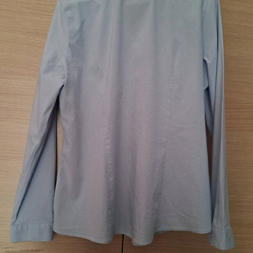 Marks & Spencer shirt like new, light blue with white polka dots