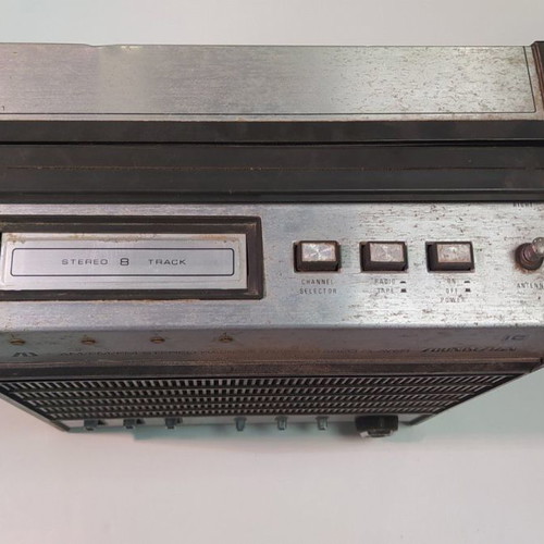 Vintage radio cassette players from the 70s-80s used