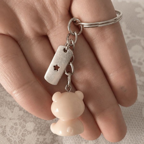 Cute Animal Companions Handmade Keychains with Inspirational Messages