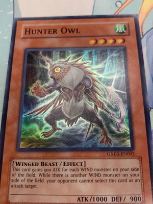 Hunter Owl GX03 Yugioh promo like new