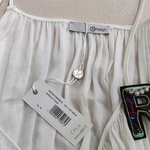 Relish women's top blouse new, size S, white