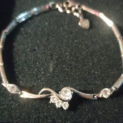 Silver 925 bracelet with phenites like new, made in Greece