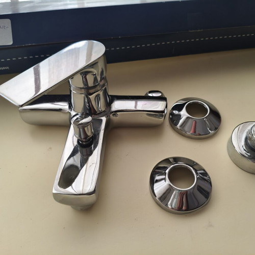 Bathroom faucet used with metal shower holder and soft-touch handle