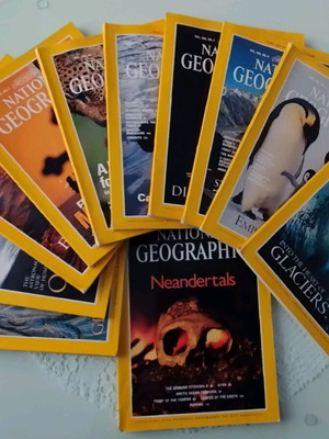 National Geographic 1996 annual collection used, missing October issue