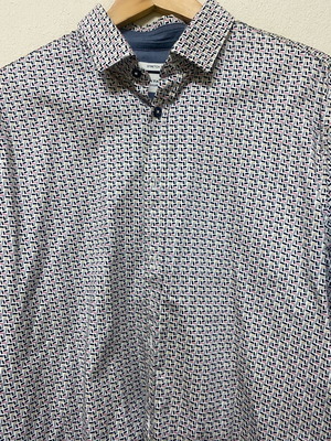 Tom Taylor Men's Shirt With Unique Design Size L Like New