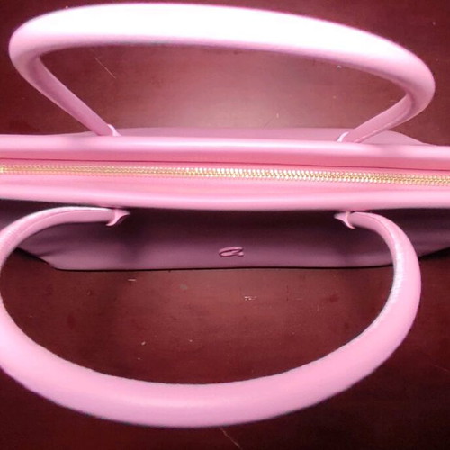 Axel pink shoulder handbag like new synthetic leather