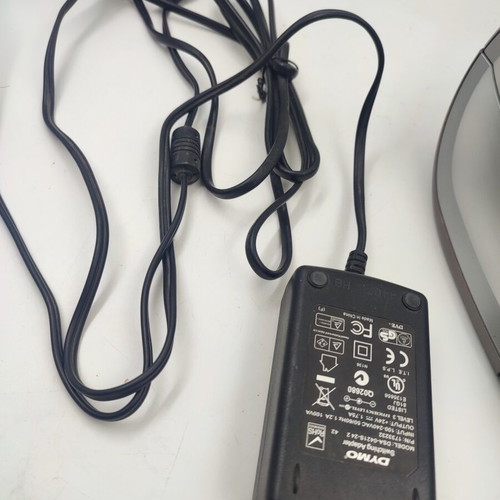 Dymo Twin Turbo 450 label maker used with charger and two label packs