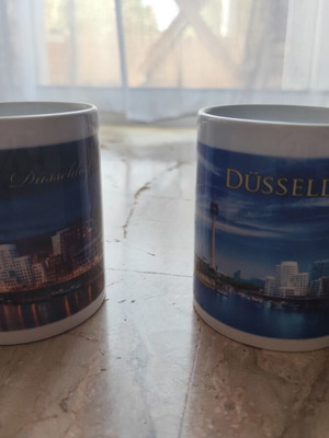Mugs 280 ml new, set of 2 from Dusseldorf