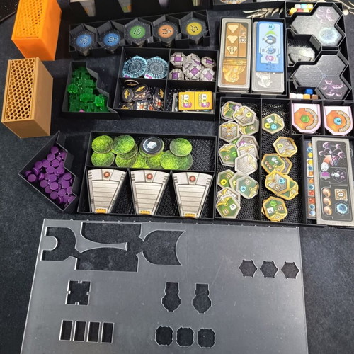 Gaia Project 3D printed insert for board game with Lost Fleet expansion