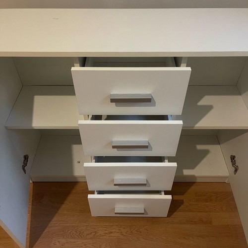 Furniture with shelves and drawers like new