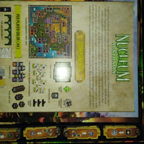 Nucleum 3D printed insert for board game custom orders