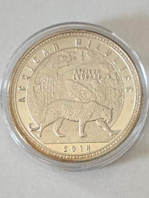 Zambia 1000 Kwacha 2014 Proof Coin African Wildlife Leopard