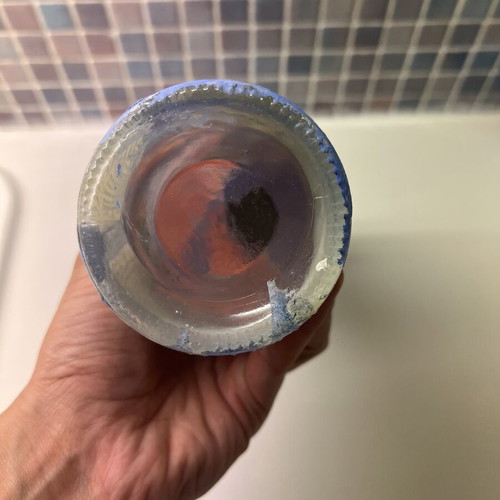 Handpainted Empty Bottle like new