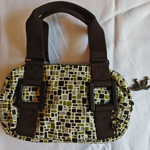 Kipling Small Crossbody Bag like new, white multicolor