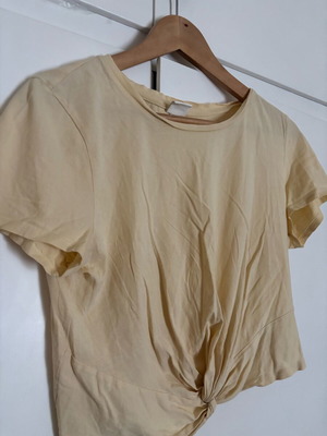 H&M Blouse Size M Yellow Like New