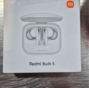 Xiaomi Redmi Buds 5 Bluetooth Handsfree Ακουστικά με Θήκη Φόρτισης Λευκά