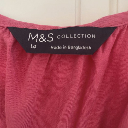 M&S Pink Cami Top, airy blouse, size XL