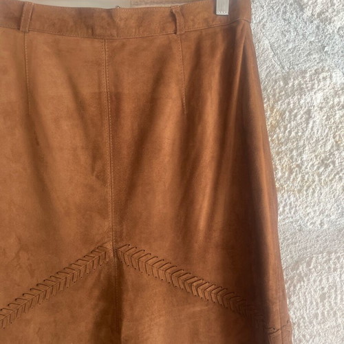 Leather skirt brown Gerry Weber new, size L
