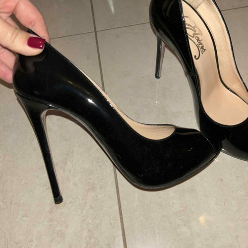 Peep Toe Eleins Boutique black pumps new, size 36