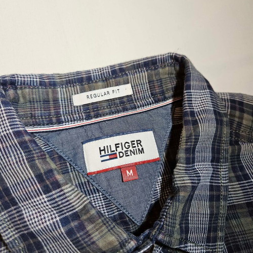 Hilfiger Denim men's checked shirt size M like new