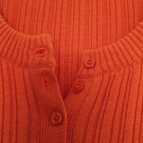 Laura Scott women's blouse, orange, size 12