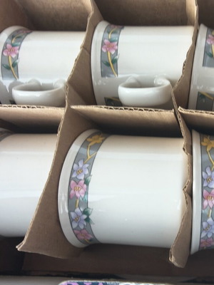 OPAL Fine China coffee set 18 pieces for 6 persons