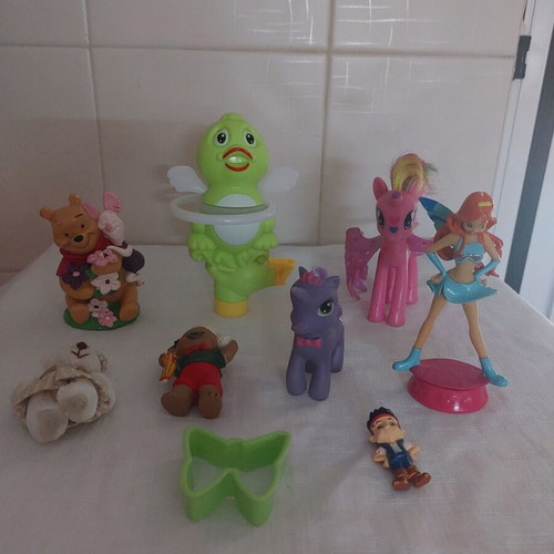 Various toys used, all together