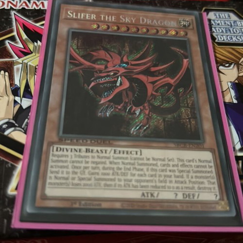 Slifer the Sky Dragon Secret rare like new